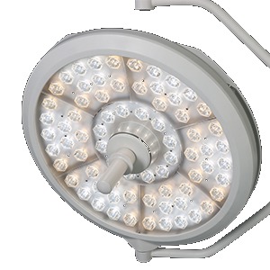 72 LEDs · proprietary lenses